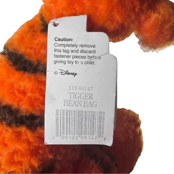 Classic Disney Tigger Plush - Walt Disney World Souvenir Stuffed Animal with Tag - Picture 9 of 13